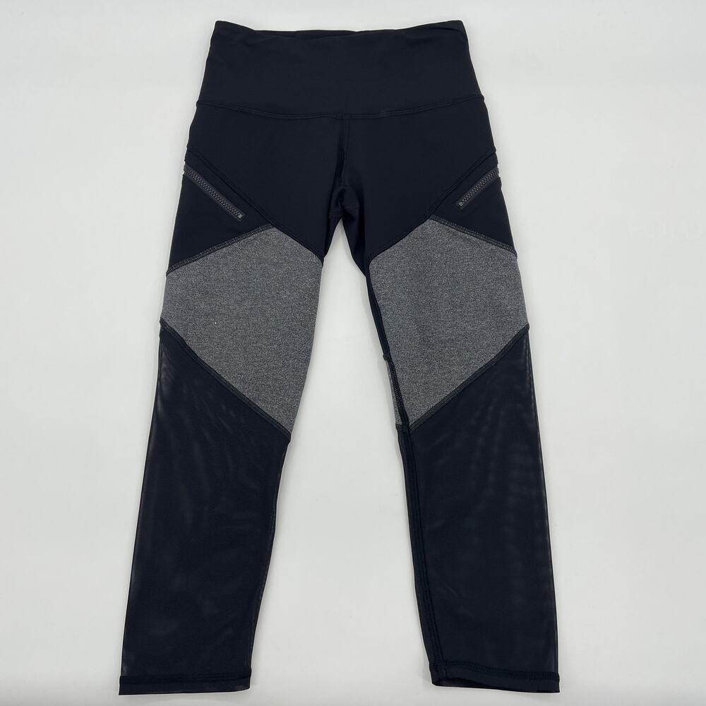 IVIVVA by Lululemon Mesh Cropped Leggings Girls Size 10 Workout Athletic Pants